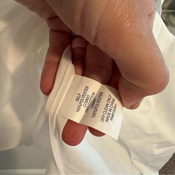 NWT Amanda Uprichard White Crochet Mini Dress Large - Picture 6 of 13